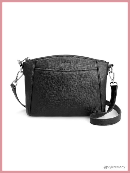 Handbags - Genuine Leather Anti-Theft Small Crossbody Bag with RFID Blocking
